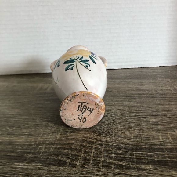 Vtg Italian Hand Painted Miniature Vase - Picture 9 of 13